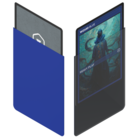 Heavy Play Standard Card Sleeves Wizard Blue (100)